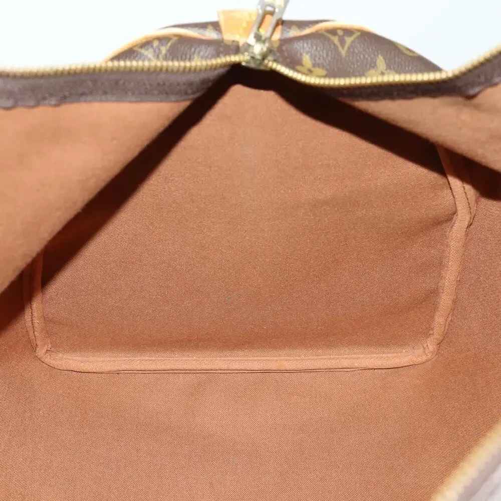 Louis Vuitton Monogram Keepall 55 Travel Bag Brown